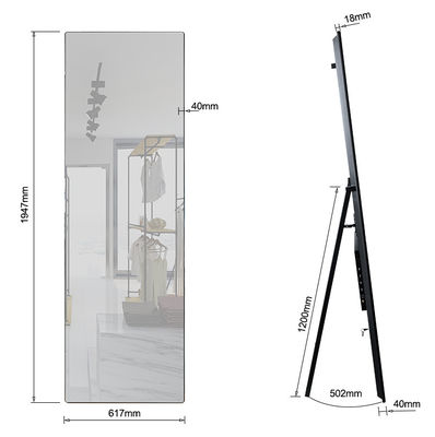 43" 55" 65" Egzersiz Fitness Akıllı Ayna LCD Reklam Ekranı