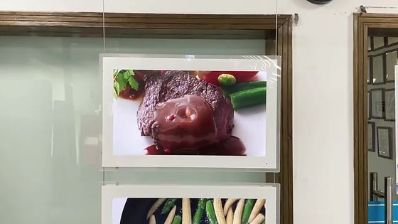 A4 Akrilik LCD Poster Ekranı Jcvision Rod Hook LGP 8mm Kalınlığı