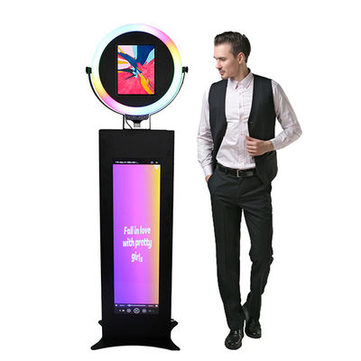 Halka Işığı Taşınabilir iPad Fotoğraf Kabini 80W Sac Metal PC Kartı