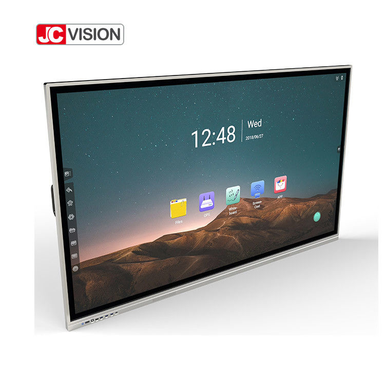 Eğitim için 4K Akıllı 75 Etkileşimli Ekran 20 Nokta OLED Akıllı Etkileşimli beyaz tahta