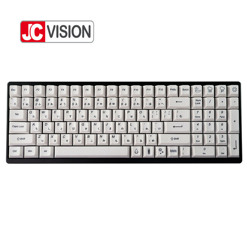 JCVISION 96 Tuşlu Kendin Yap Mekanik Klavye, Sökülemez, Programlanabilir PCB, ANSI'yi Destekler