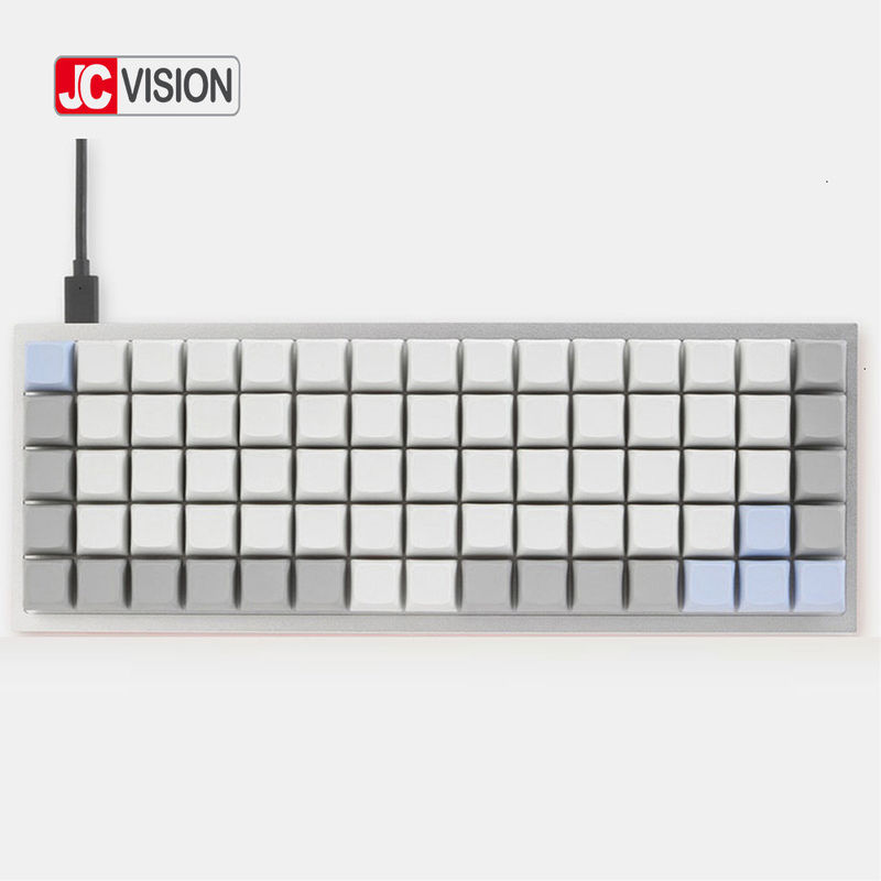 75 Tuş Mekanik Klavye Kits Anodizasyon Alüminyum Kutusu Sıcak Değiştirilebilir C Tipi Arayüzü