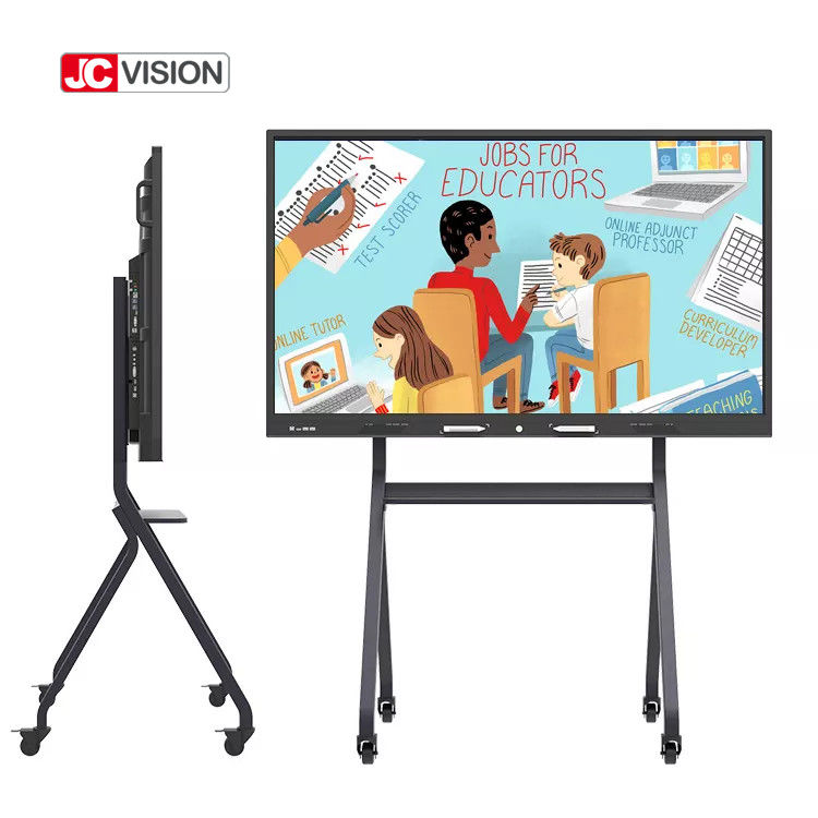 55 - 110 İnç LCD Ekran Akıllı Tahta Etkileşimli Beyaz Tahta 20 Nokta Dokunmayı Destekler