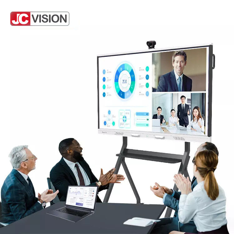 JCVISION Konferansı Etkileşimli Beyaz Tahta 3840 × 2160 UHD 75 Inch 4K 178 Görsel Açı