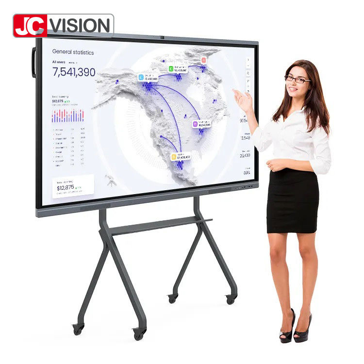 JCVISION Akıllı Tahta Etkileşimli Düz Panel Çok Boyutlu Öğretim Hepsi Tek Çözümde