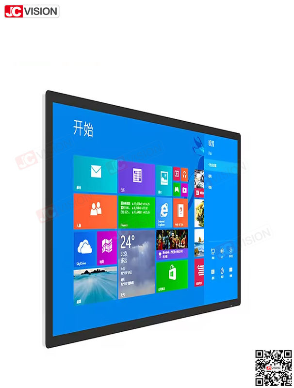JCVISION 1080P 4K dokunmatik ekran paneli 32 42 50 55 65 inç dokunmatik ekranlı ekran monitörü interaktif kiosk