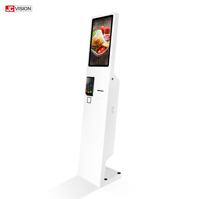21.5 inç Self Servis Kiosk Dokunmatik Ekran Monitör Kiosk Hızlı Yemek Restoranı İçin