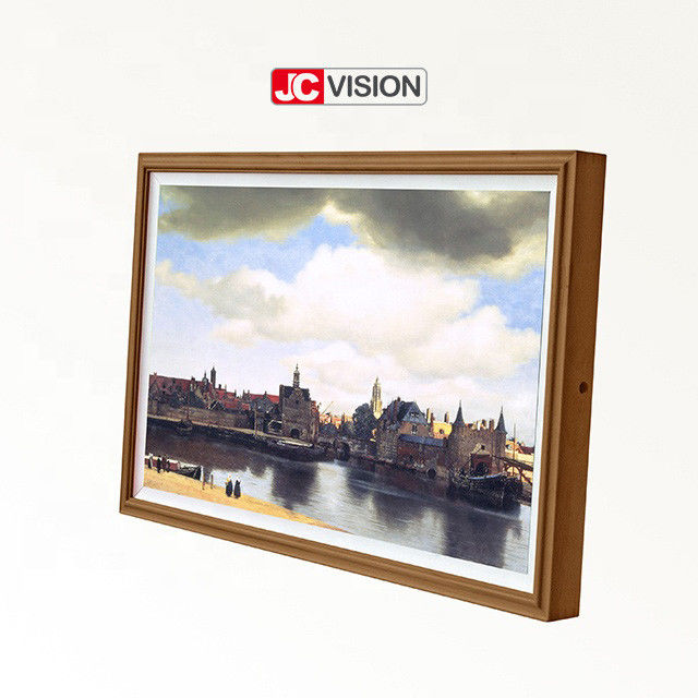 JCVISION LCD Dijital Fotoğraf Çerçevesi 32 Inç Elegant Sanat Duvarlı Dijital Fotoğraf Çerçevesi