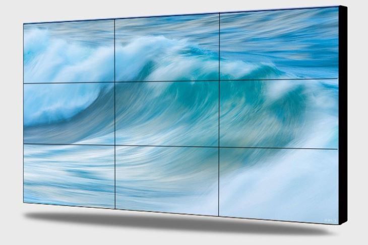 5ms 500cd/m2 LCD Video Duvar Ekranı 4K HD 3x3 Video Duvar Dijital Tabela