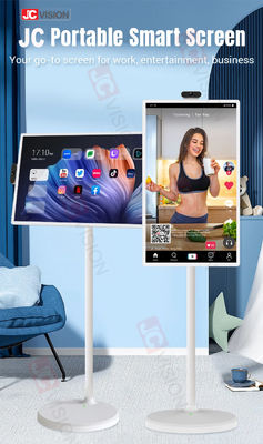 JCVISION Taşınabilir 24 İnç Döndürülebilir HD Dokunmatik Ekran IPS Ekran Akıllı Tahta