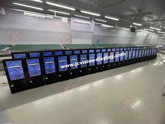 JCVISION Kendine Hizmet Sipariş Kioskleri 24 Inç Kalıcı Metal Kabuklu ve Maksimum Güç Tüketimi 108W