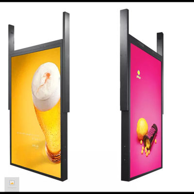 49 inç Pencere Dijital Tabela Asılı Çift Taraflı Reklam Ekranı