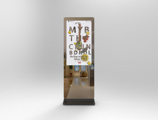 49 55 65 inç DIY Akıllı Ayna 3D Kamera Dış Mekan LCD Duvara Montajlı Spor Salonu
