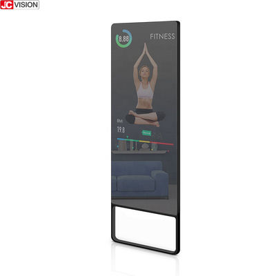 LCD Ekran 43 inç Kendin Yap Akıllı Ayna Akıllı Ev Spor Salonu Yoga Fitness İçin