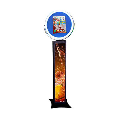Ayarlanabilir Taşınabilir Ipad Fotoğraf Kabini Kiosk 12.9 İnç RGB Senfoni Işıklarla